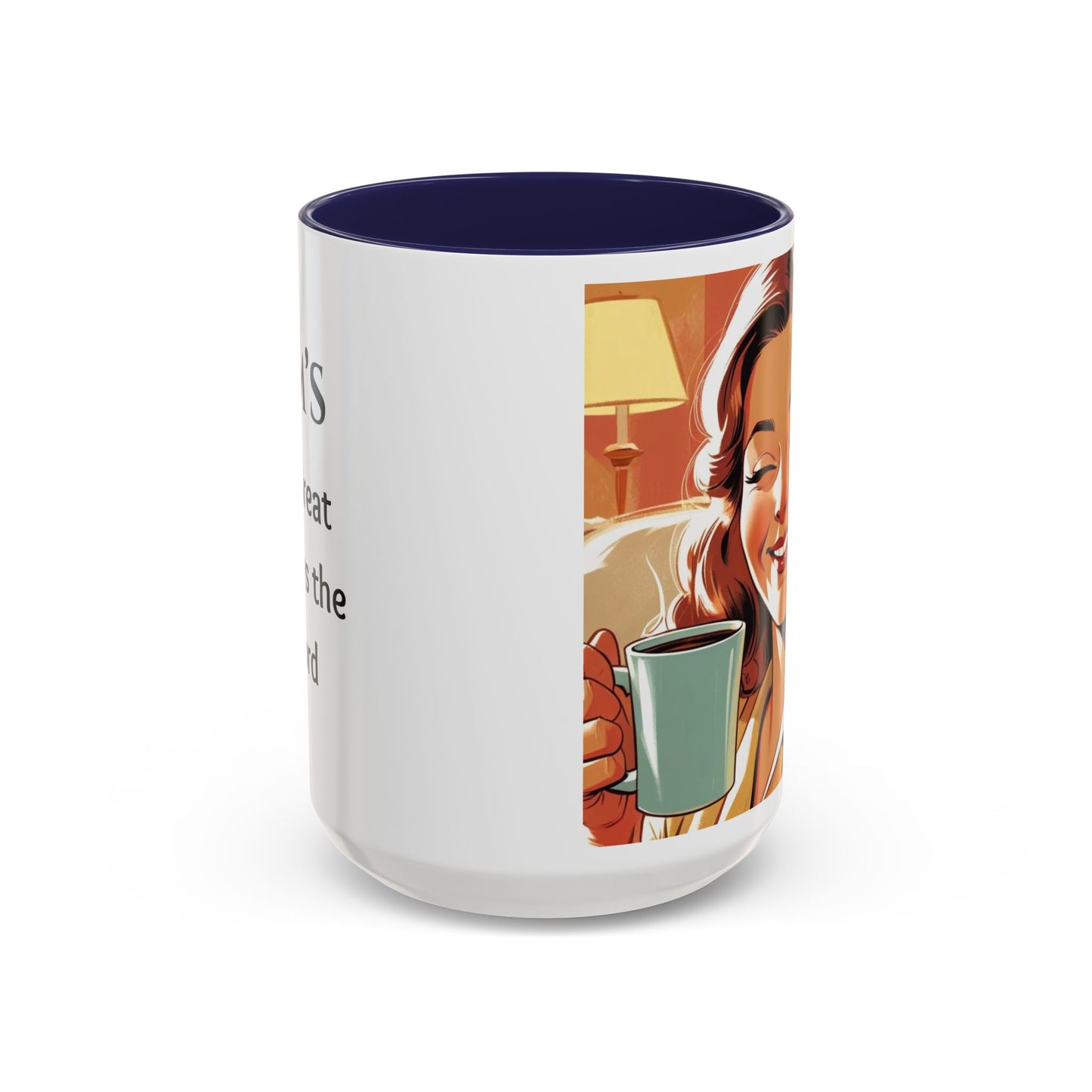 Cozy Accent Coffee Mug, 8 colors | Perfect for Home, Gift, saying, “Every great mom says the F word”