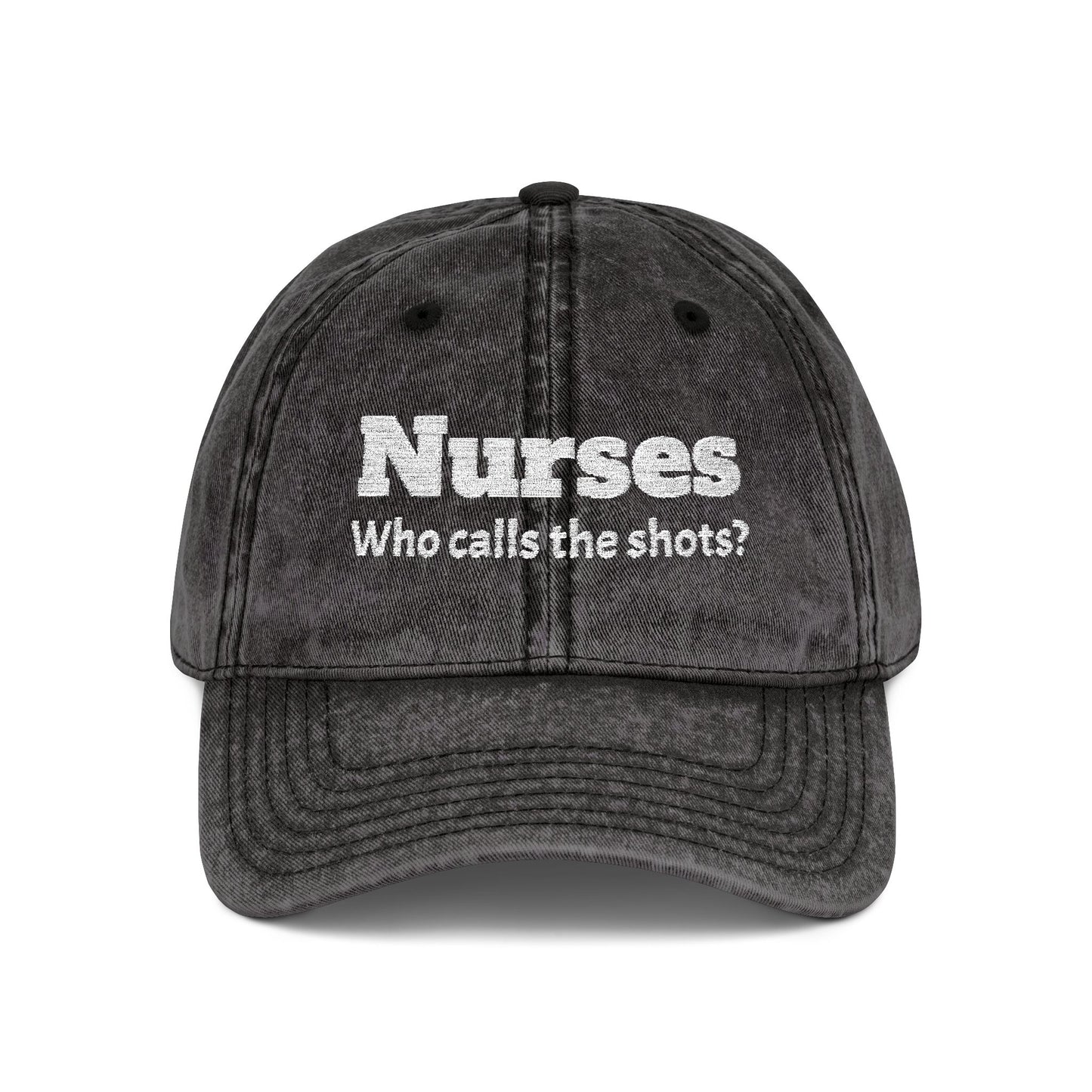 Embroidered "Nurses, Who Calls the Shots" Baseball Cap, Vintage Red Nurse Hat with "Mommy Hugs" on Back, RN Gift, Stylish Medical Headwear, Healthcare Worker Nurse Gift, Nursing Cap