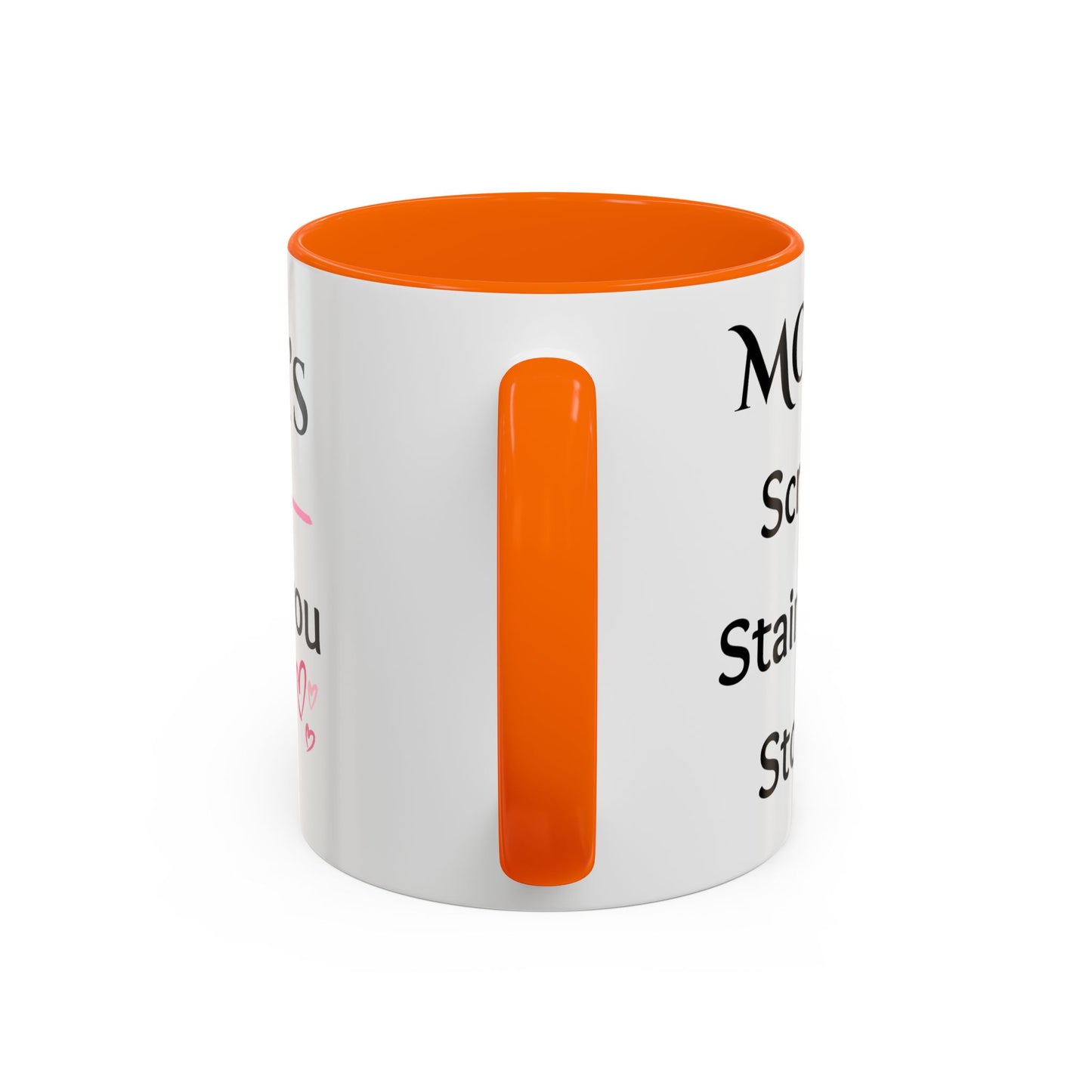 Cozy Accent Coffee Mug, 8 colors | Perfect Gift for Mom or Nurses, facing her it says, “Thank you Mom”