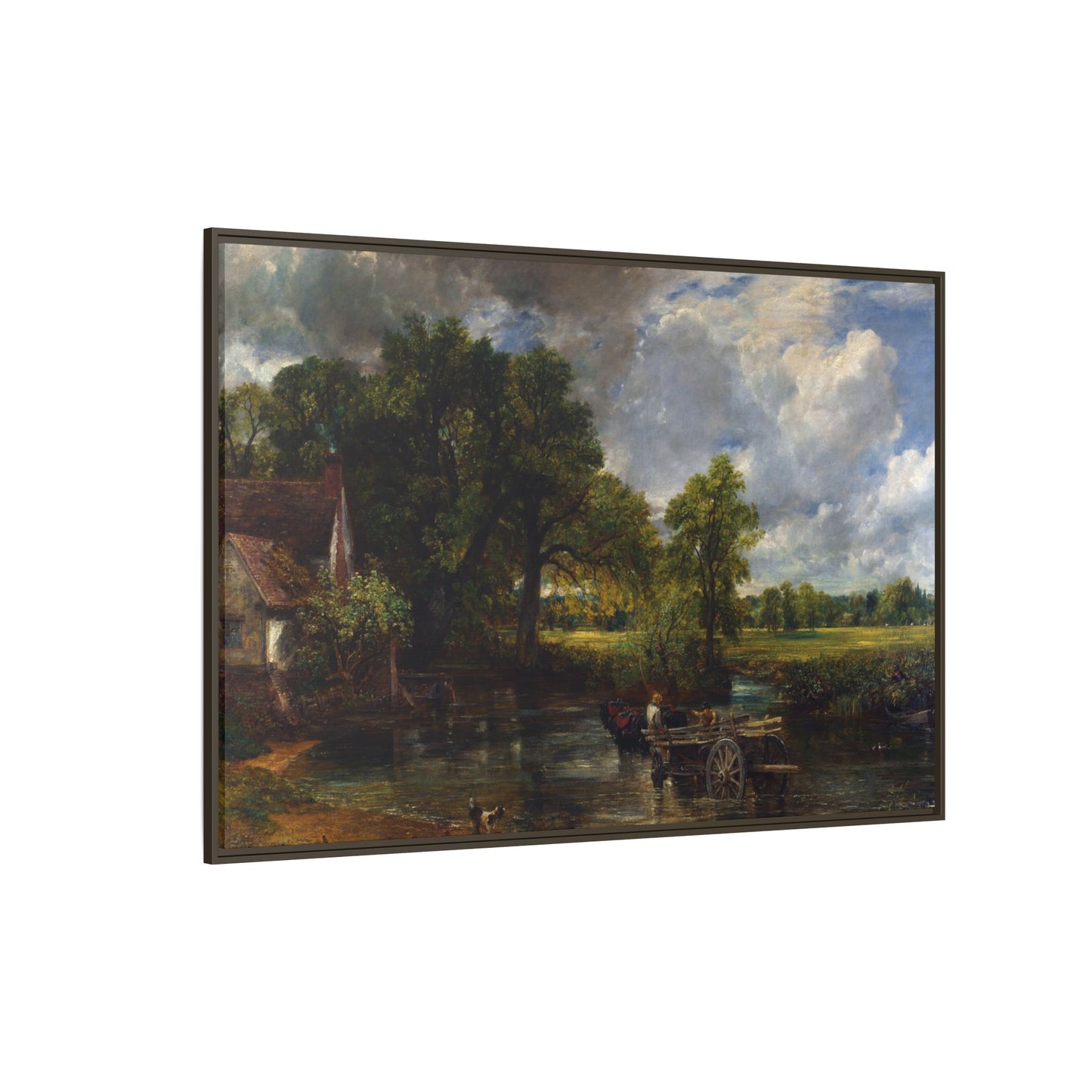 Canvas Framed Print - The Hay Wain by John Constable