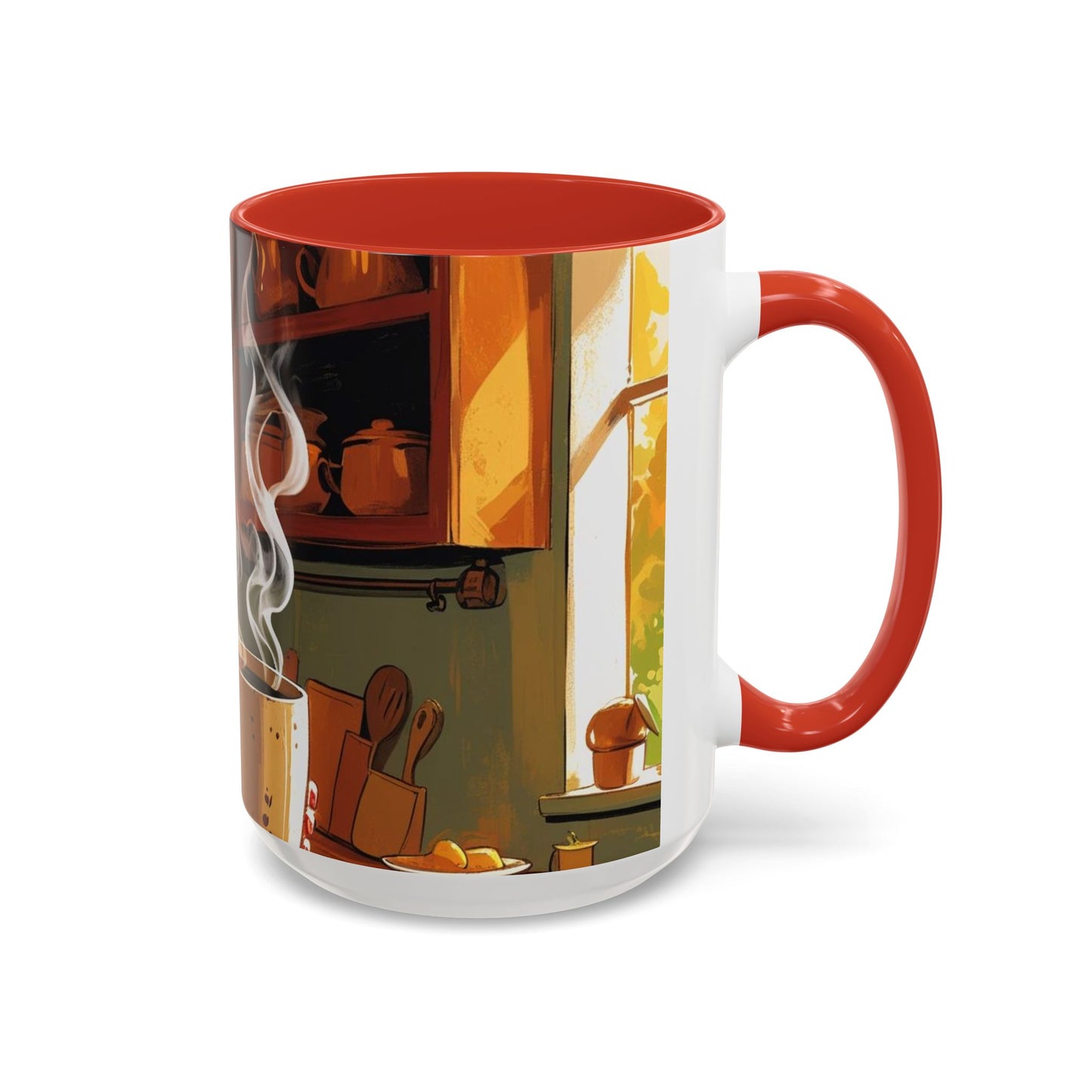 Cozy Accent Coffee Mug | Perfect for Home, Gift, saying, “That look, five minutes of peace”