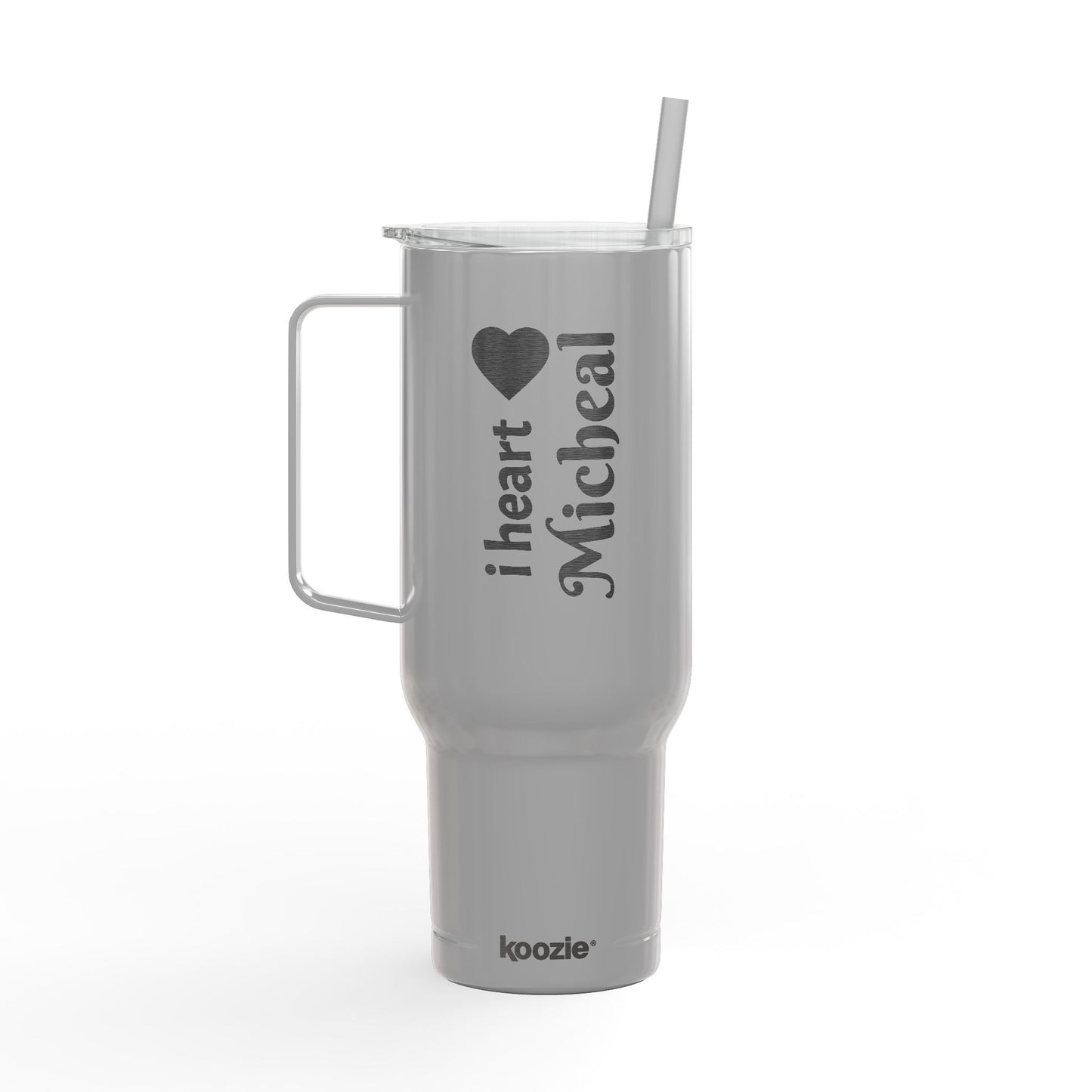 Engraved Personalized Their name on Insulated Tumbler, Both sides Custom Engraved 40oz Drinkware Gift for Him/Her, Birthday, Travel Mug