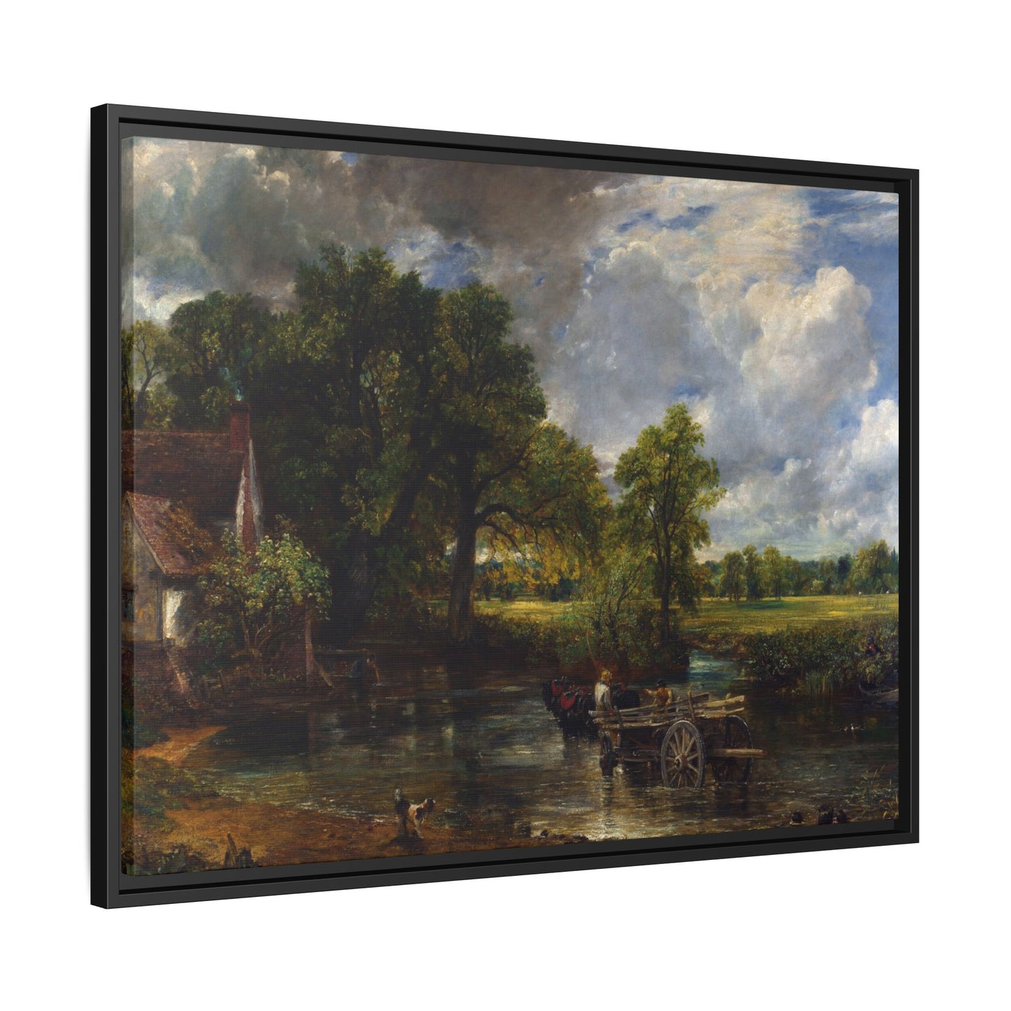 Canvas Framed Print - The Hay Wain by John Constable