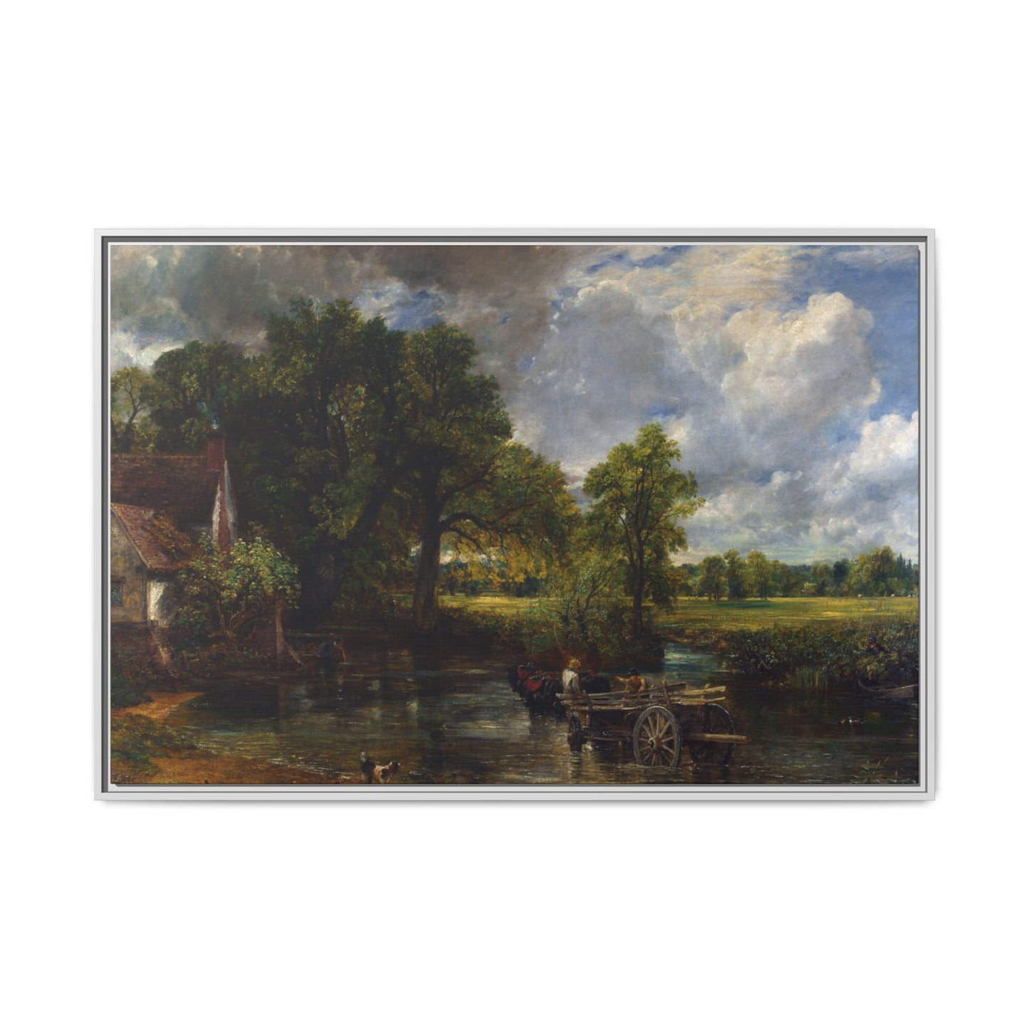 Canvas Framed Print - The Hay Wain by John Constable