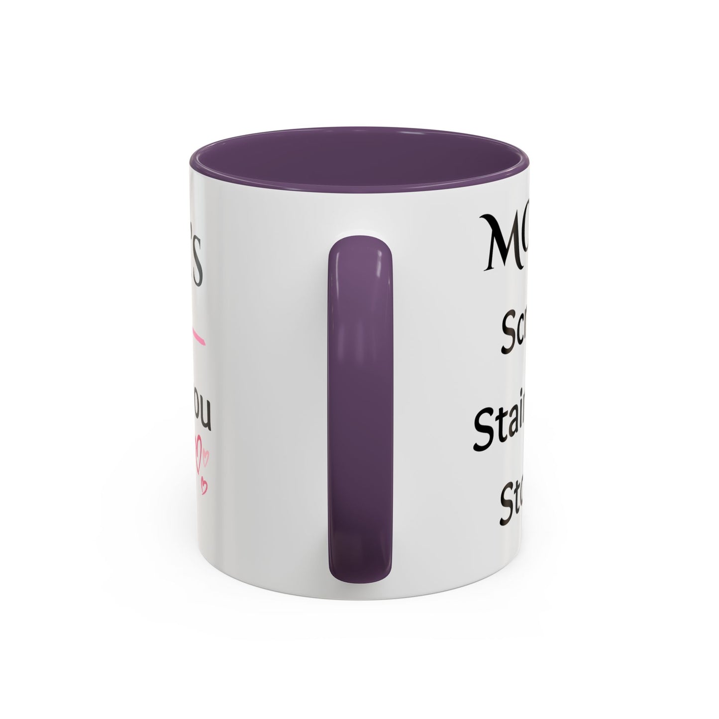 Cozy Accent Coffee Mug, 8 colors | Perfect Gift for Mom or Nurses, facing her it says, “Thank you Mom”
