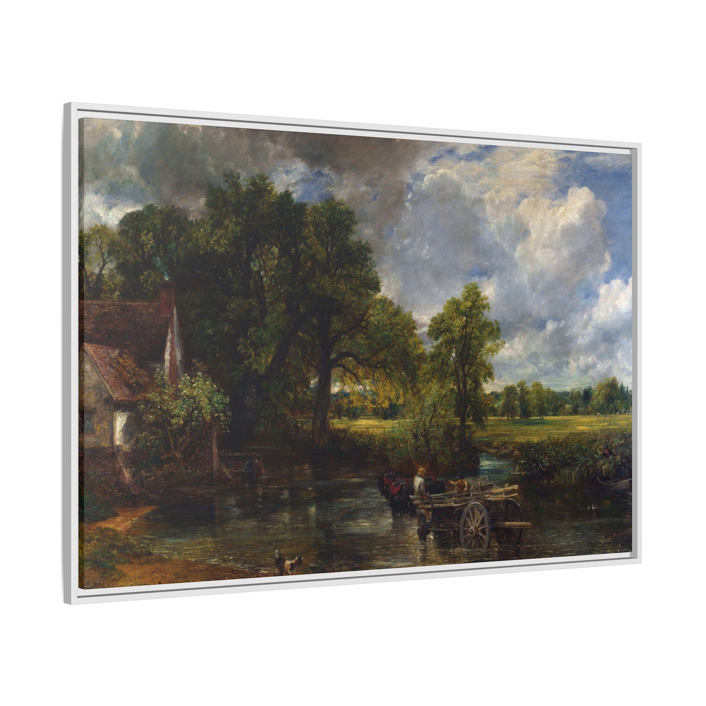 Canvas Framed Print - The Hay Wain by John Constable