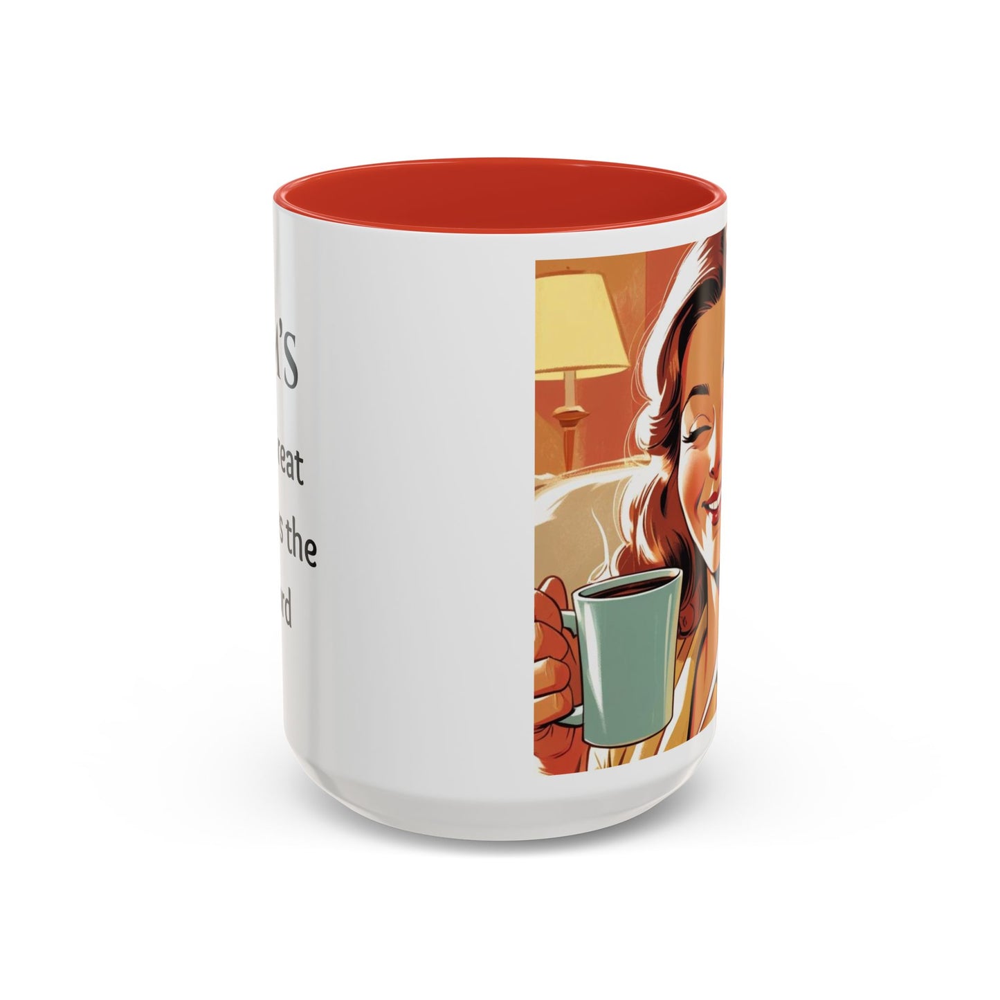 Cozy Accent Coffee Mug, 8 colors | Perfect for Home, Gift, saying, “Every great mom says the F word”