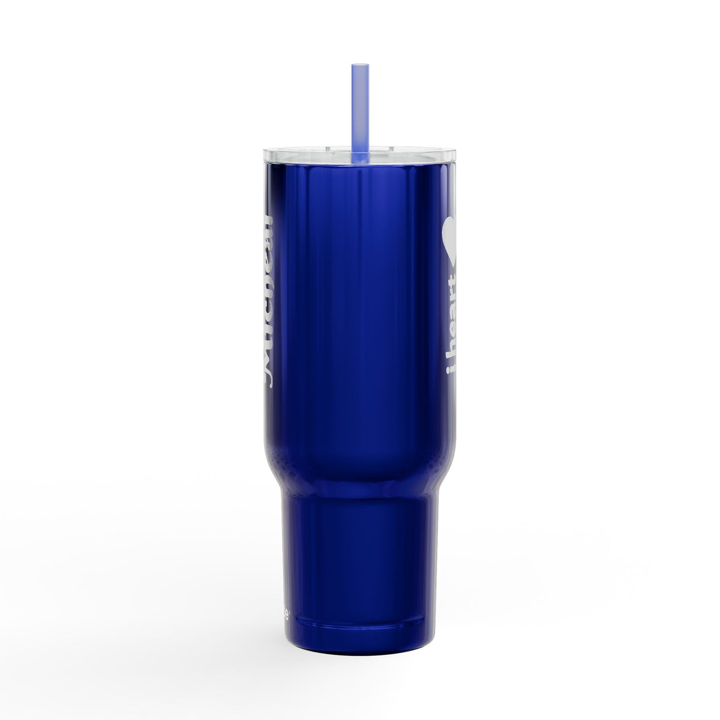 Engraved Personalized Their name on Insulated Tumbler, Both sides Custom Engraved 40oz Drinkware Gift for Him/Her, Birthday, Travel Mug