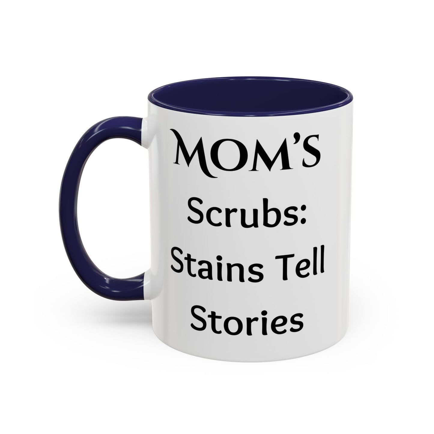 Cozy Accent Coffee Mug, 8 colors | Perfect Gift for Mom or Nurses, facing her it says, “Thank you Mom”