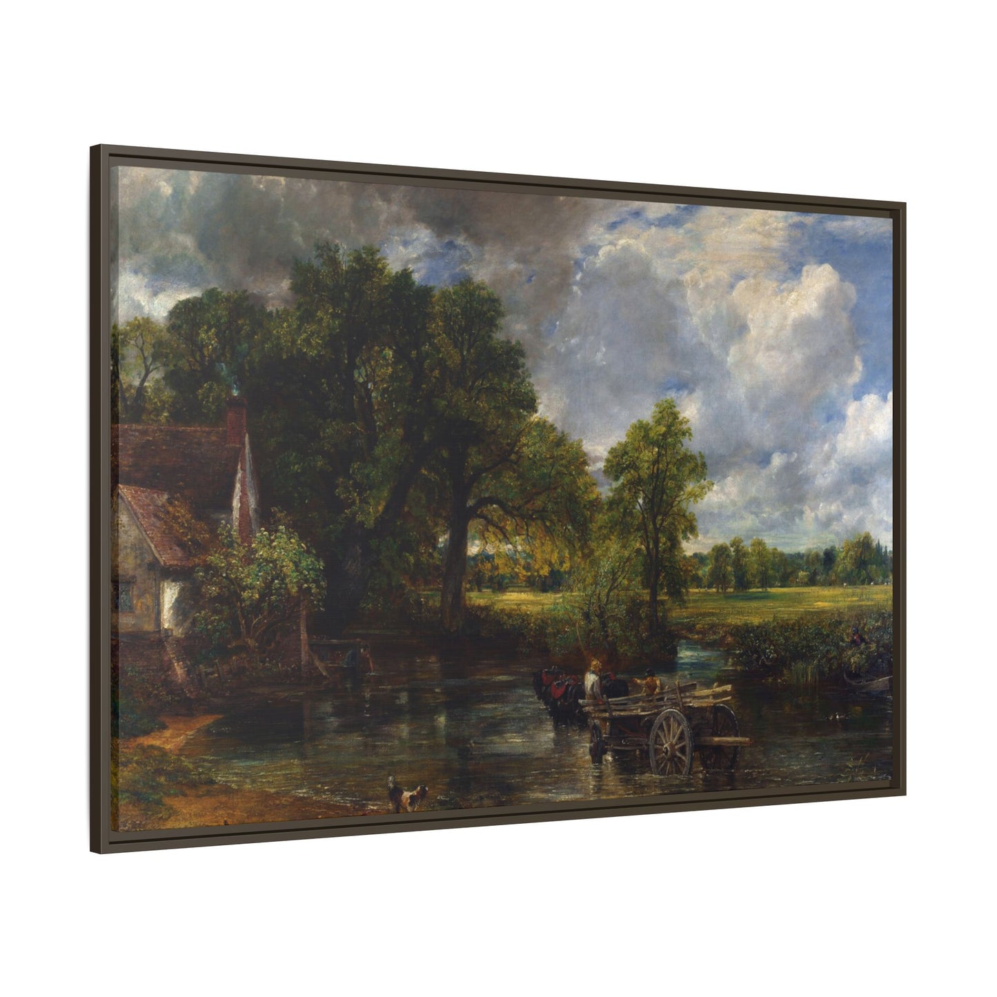 Canvas Framed Print - The Hay Wain by John Constable