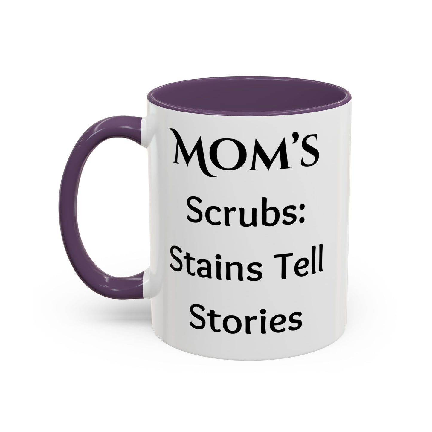 Cozy Accent Coffee Mug, 8 colors | Perfect Gift for Mom or Nurses, facing her it says, “Thank you Mom”