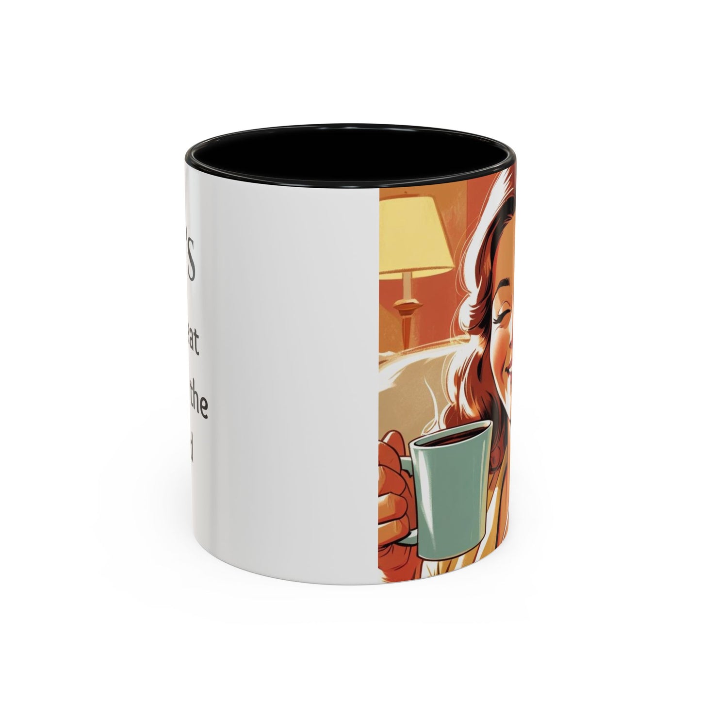 Cozy Accent Coffee Mug, 8 colors | Perfect for Home, Gift, saying, “Every great mom says the F word”