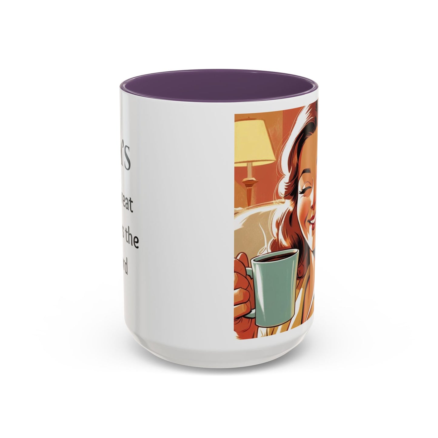 Cozy Accent Coffee Mug, 8 colors | Perfect for Home, Gift, saying, “Every great mom says the F word”