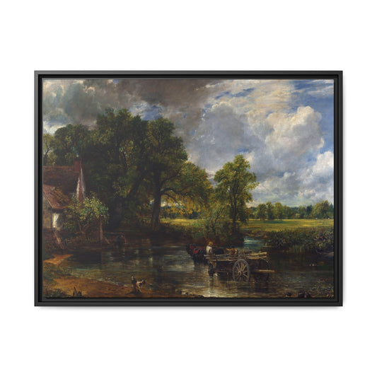 Canvas Framed Print - The Hay Wain by John Constable