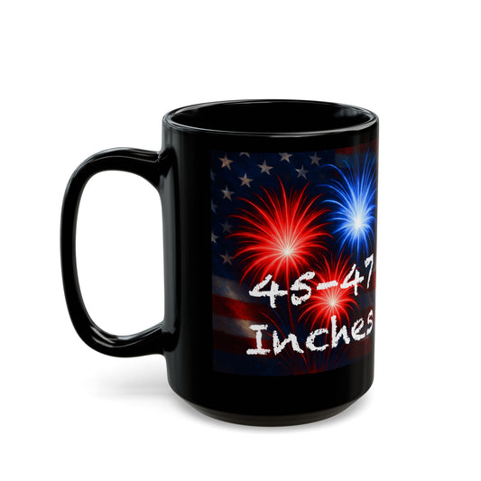 Women’s Naughty Patriotic Fireworks Mug - “45-47 Inches” Star-Spangled Edition