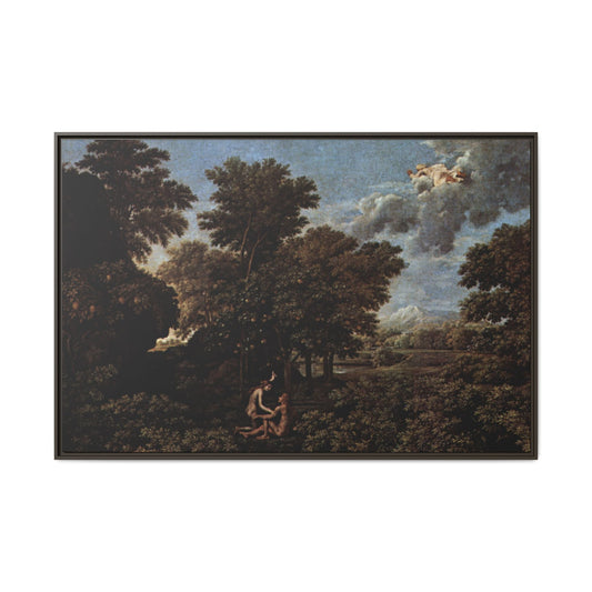Canvas Framed Print Art - Le Printemps by Pierre-Auguste Cot