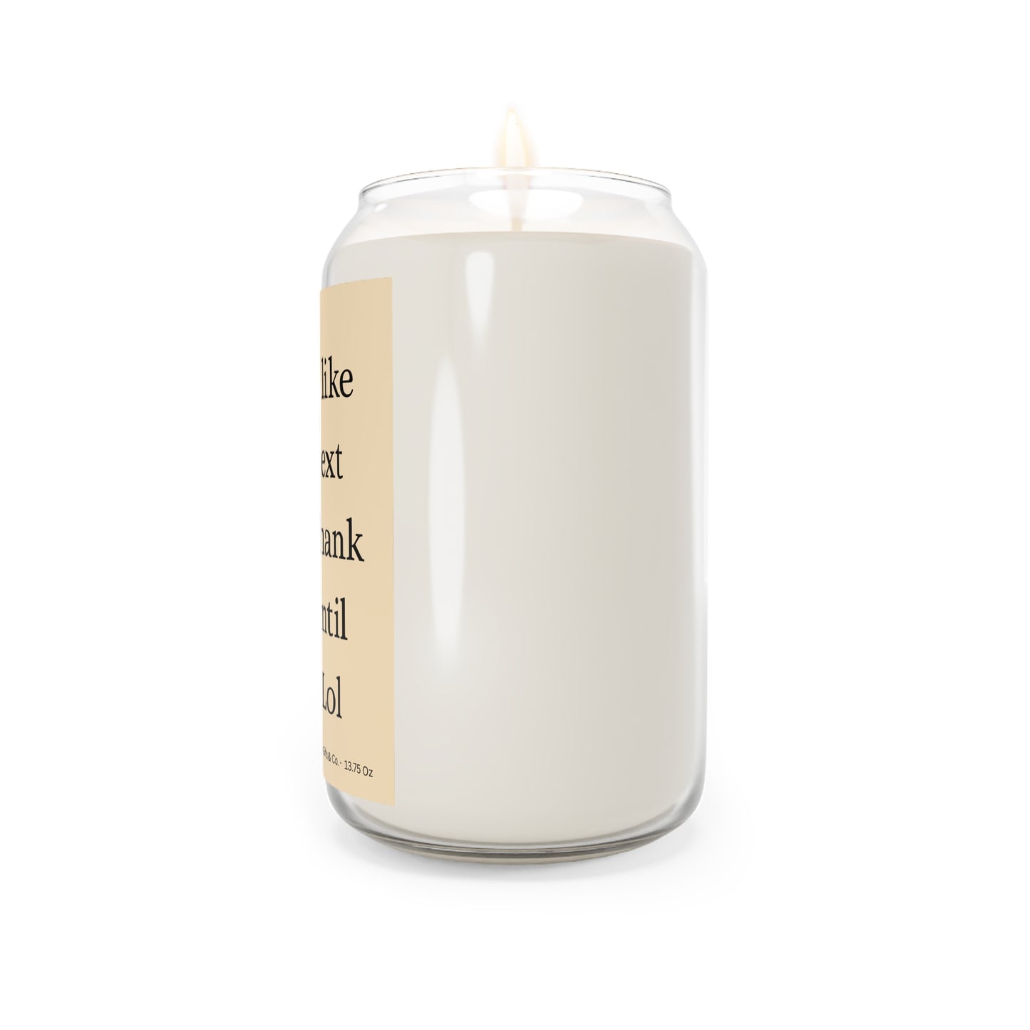 Personalized Message Candle 13.75 oz - Scented Candle