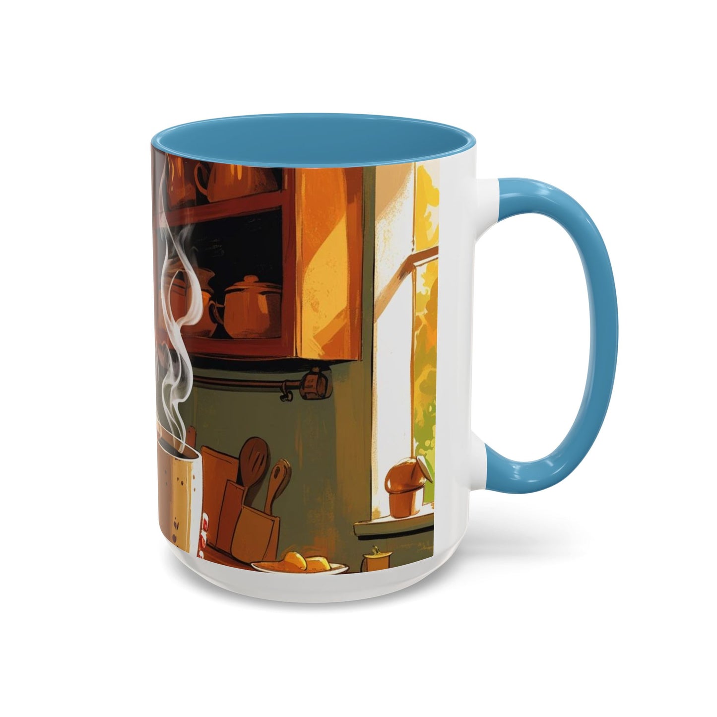 Cozy Accent Coffee Mug | Perfect for Home, Gift, saying, “That look, five minutes of peace”