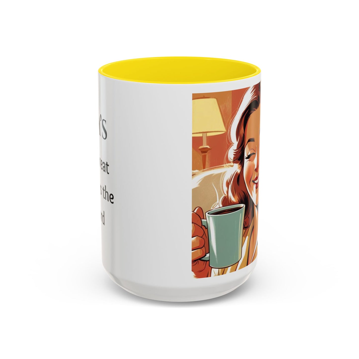Cozy Accent Coffee Mug, 8 colors | Perfect for Home, Gift, saying, “Every great mom says the F word”