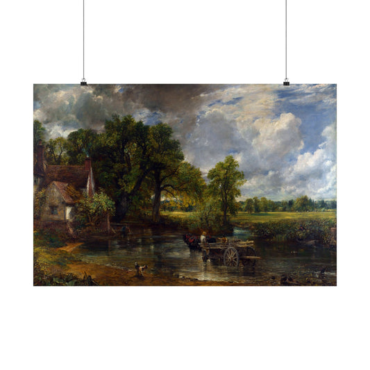 Poster Satin Print - The Hay Wain by John Constable