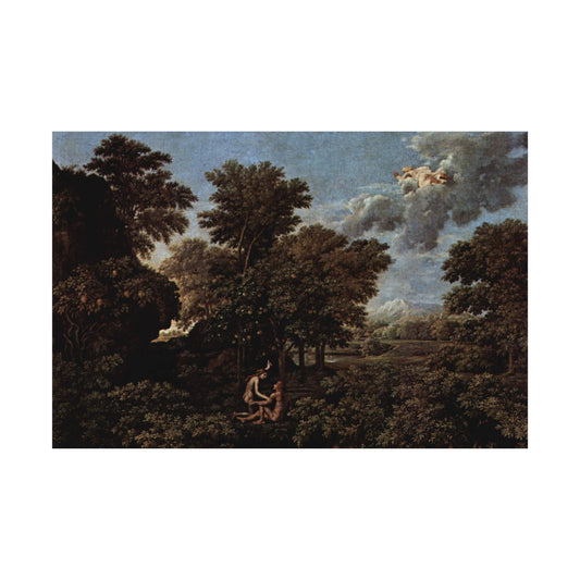 Satin Poster Only - Le Printemps - Spring - The Earthly Paradise by Nicolas Poussin