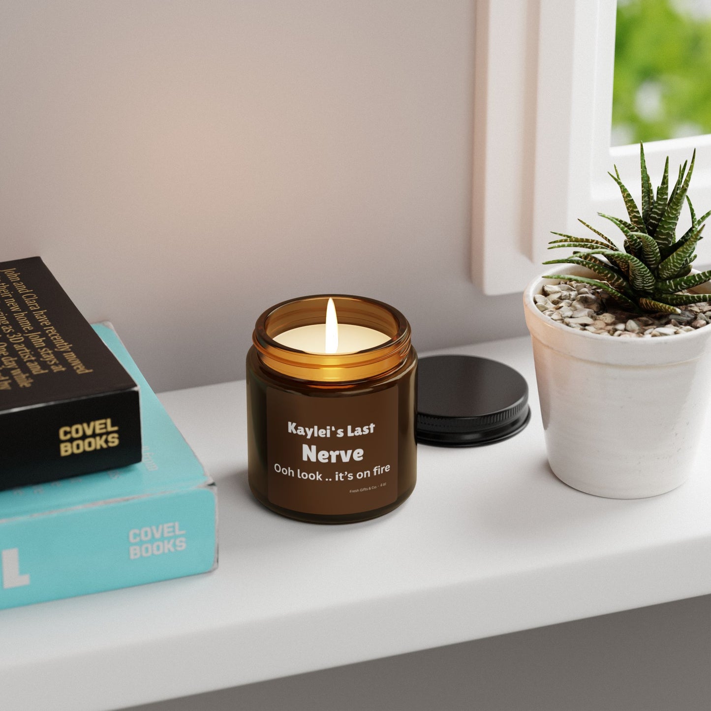 Personalized Candle - Kaylei's Last Nerve - Relaxation Gift, Unique Candle