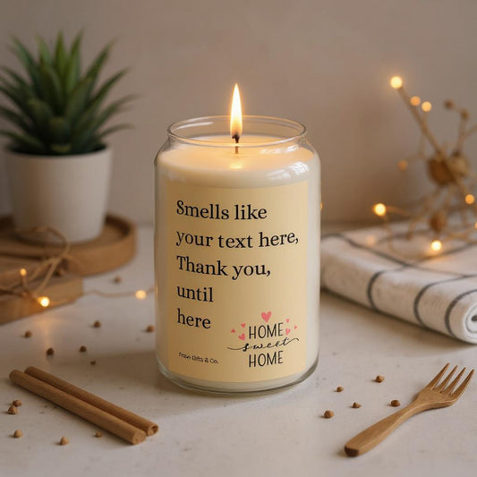 Personalized Candle - Home Sweet Home Scented Candle