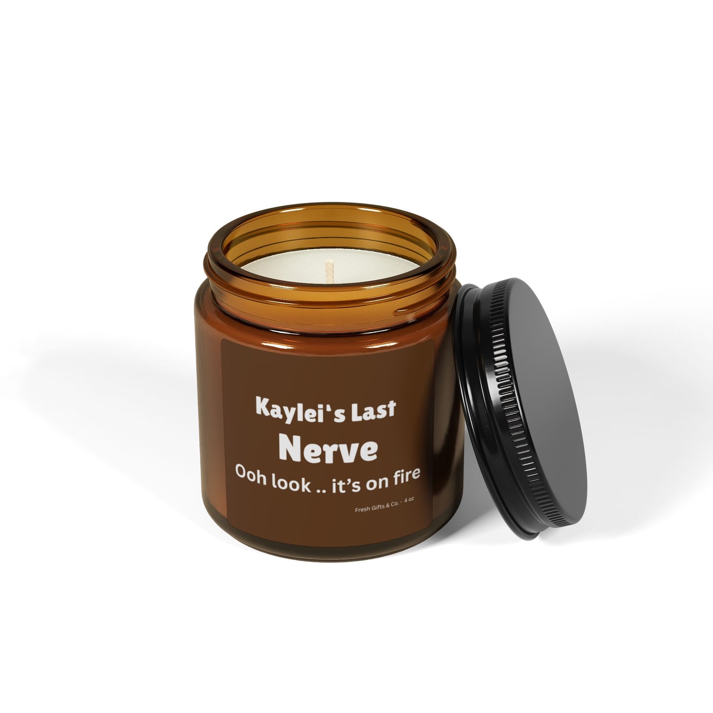 Personalized Candle - Kaylei's Last Nerve - Relaxation Gift, Unique Candle