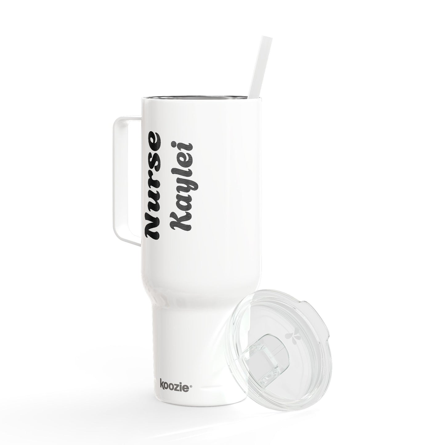 Personalized 40oz Insulated Tumbler for Nurses, Custom Engraved Drinkware, Gift for Healthcare Workers, Travel Mug for Hot/Cold Beverages, Custom Engraved Insulated Tumbler