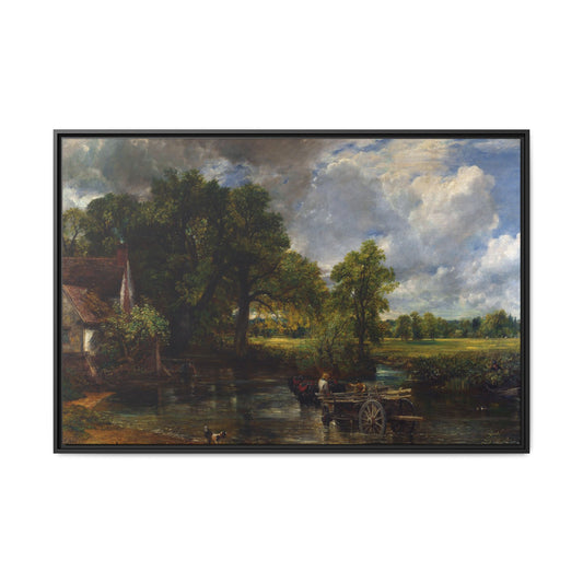 Canvas Framed Print - The Hay Wain by John Constable