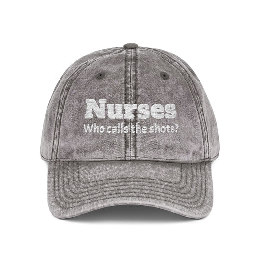 Embroidered "Nurses, Who Calls the Shots" Baseball Cap, Vintage Red Nurse Hat with "Mommy Hugs" on Back, RN Gift, Stylish Medical Headwear, Healthcare Worker Nurse Gift, Nursing Cap