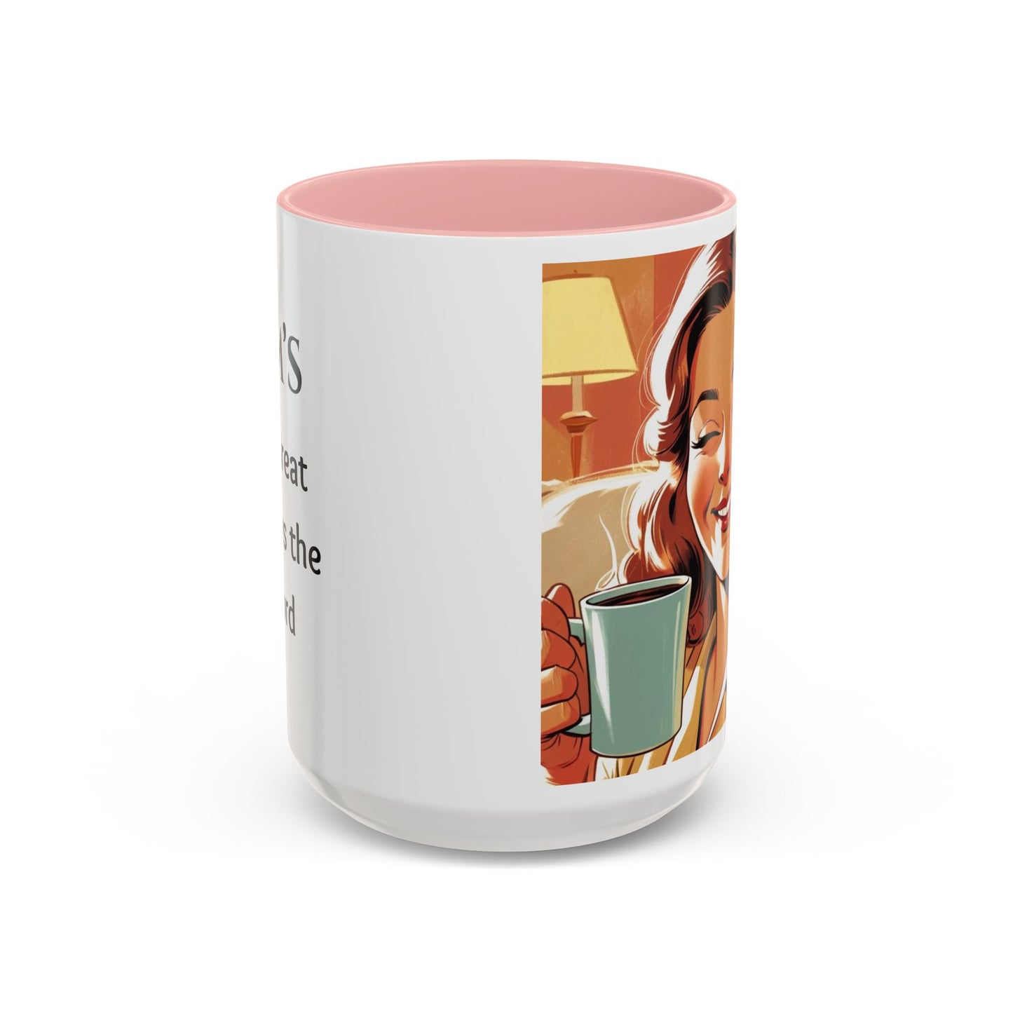 Cozy Accent Coffee Mug, 8 colors | Perfect for Home, Gift, saying, “Every great mom says the F word”